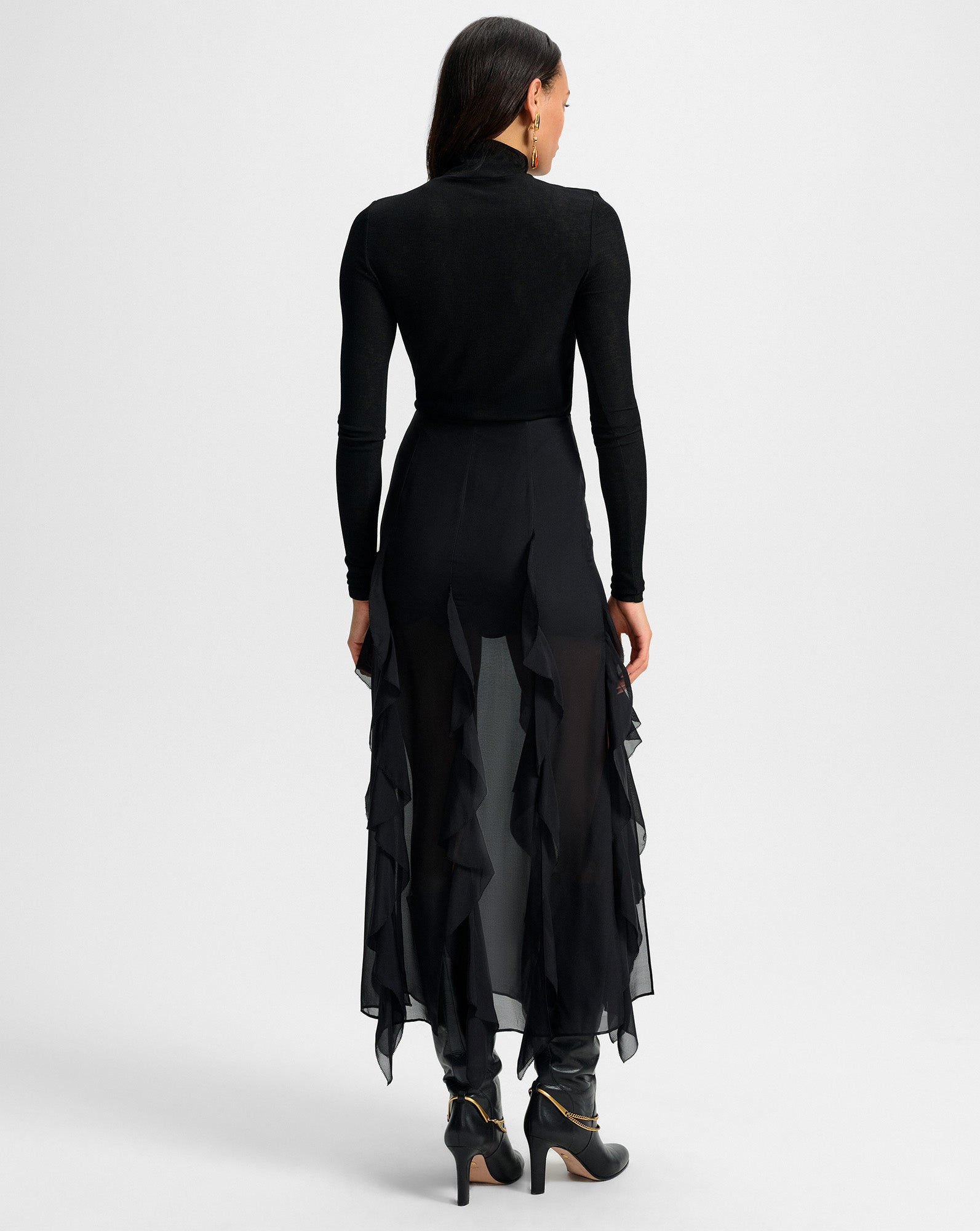 Ava Silk Maxi Skirt