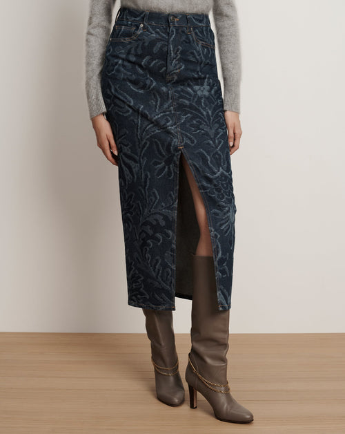 Devorah Denim Maxi Skirt